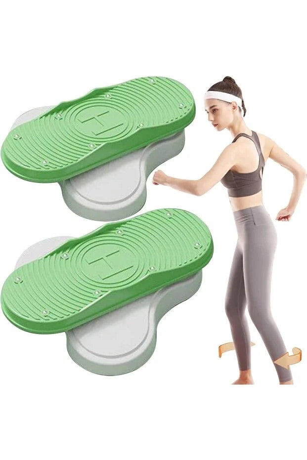 Bel Büküm Diski Egzersiz Twister Disk Dönen Tahta, Bel Karın Kası Egzersiz Ekipmanı 2 ADET