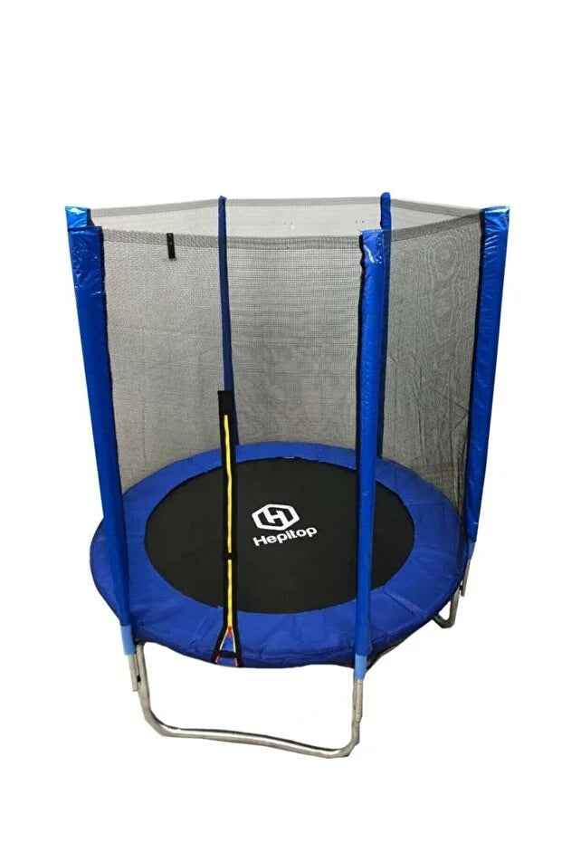 183 Cm Outdoor Bahçe Tipi Trambolin File Korumalı Büyük Boy Çatılı Trambolin