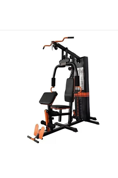 68 Kg Ağırlık Plakalı Çok Fonksiyonlu Ev Spor Aleti | 205x100x200 cm Full Body Çalışma İstasyonu