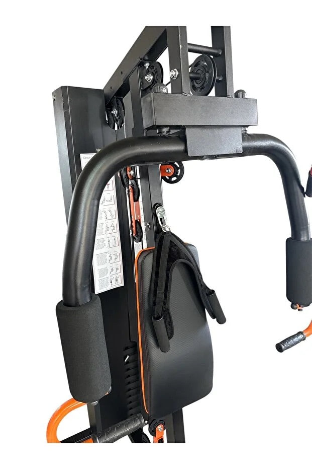 68 Kg Ağırlık Plakalı Çok Fonksiyonlu Ev Spor Aleti | 205x100x200 cm Full Body Çalışma İstasyonu