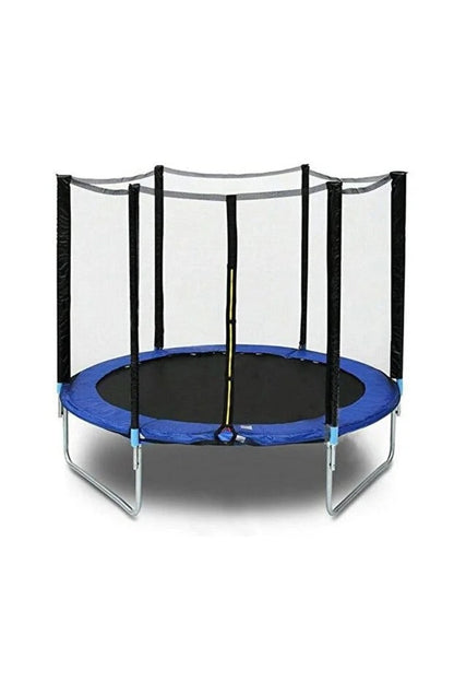 Büyük Boy File Korumalı 244 Cm Trambolin Outdoor Bahçe Tipi Güvenlik Fileli 8 Ft Trambolin