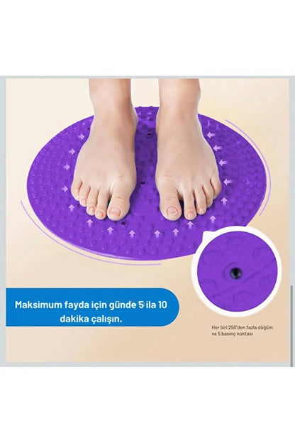 Manyetik Terapi Refleksoloji Ayak Masaj Matı – Dayanıklı Sert Plastik