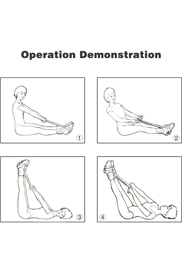 Yaylı Body Trimmer Egzersiz Aleti | Kol, Karın, Bacak ve Omuz Kas Güçlendirici Spor Aleti