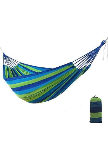 Portatif Kolay Kurulum Çantalı Bez Hamak Bahçe Salıncağı