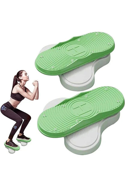 Bel Büküm Diski Egzersiz Twister Disk Dönen Tahta, Bel Karın Kası Egzersiz Ekipmanı 2 ADET