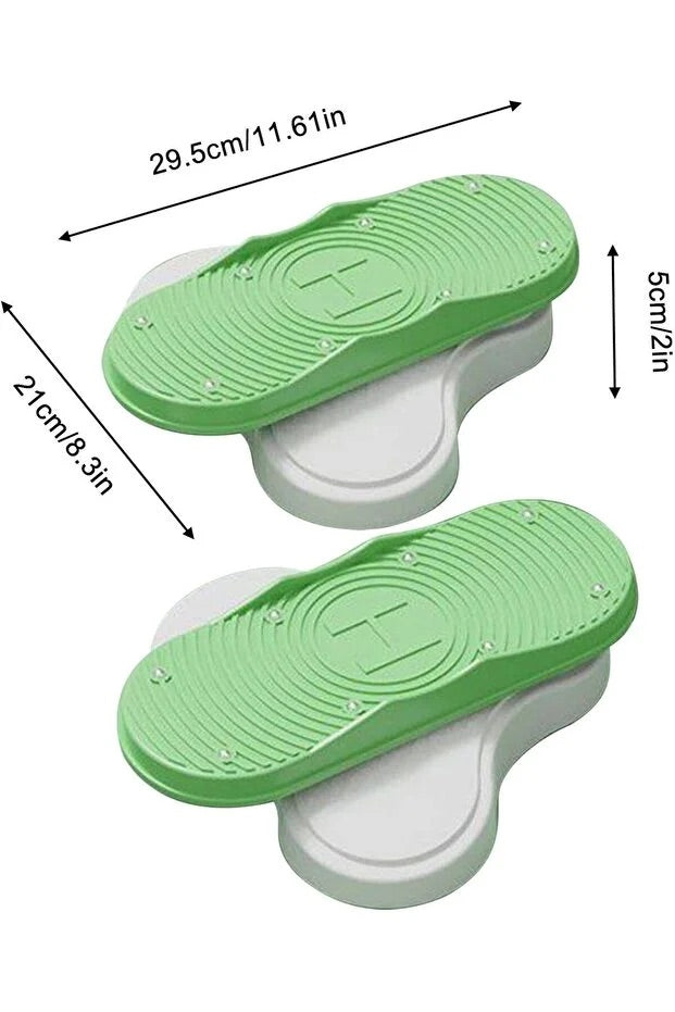 Bel Büküm Diski Egzersiz Twister Disk Dönen Tahta, Bel Karın Kası Egzersiz Ekipmanı 2 ADET