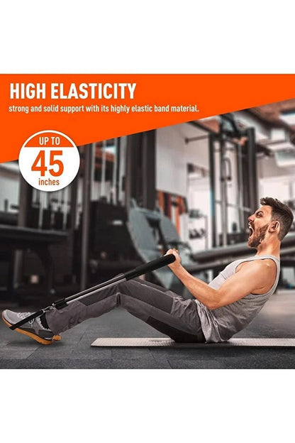 PRO Direnç Bandı Seti - Ayarlanabilir Fitness Lastiği - Ev Spor Salonu & Tüm Vücut Antrenmanı