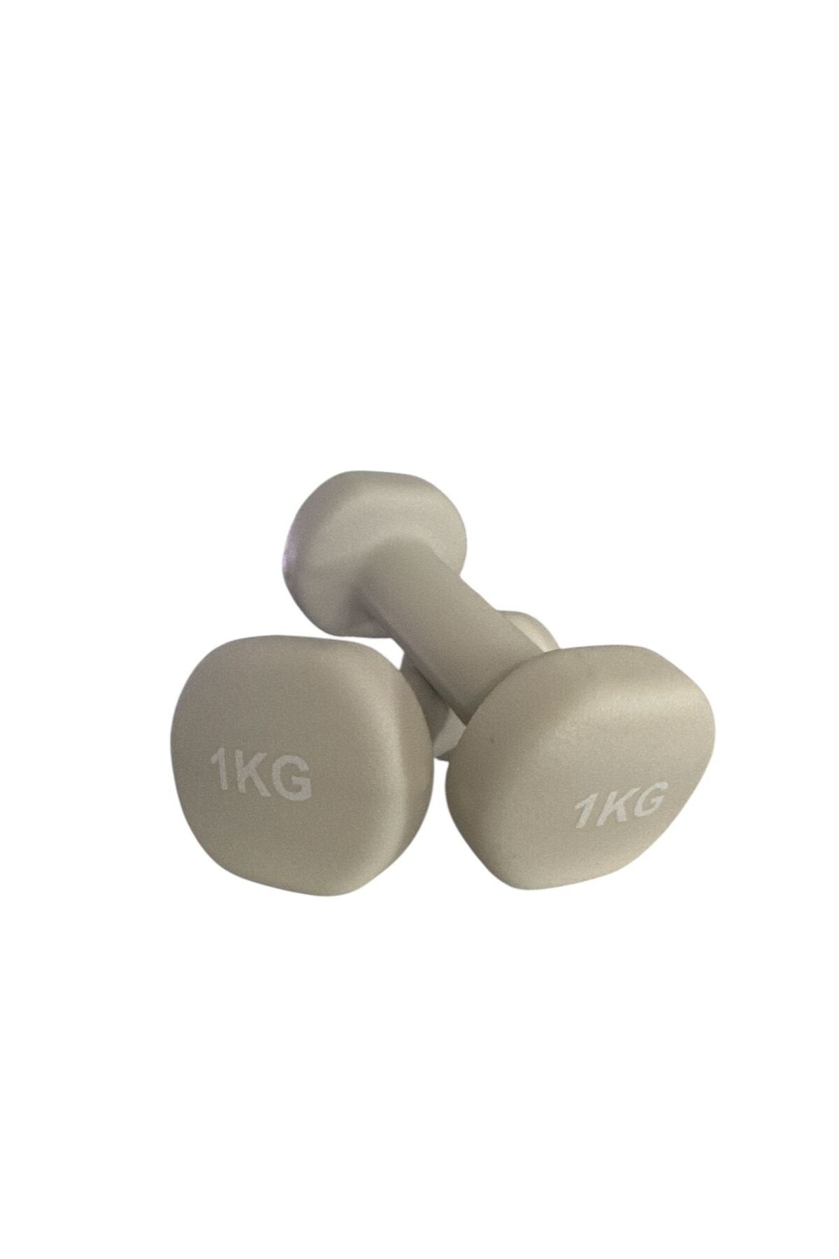 Vinly Neoprene Kaplamalı Döküm Demir Dambıl Estetik Soft Pilates Fitness Ağırlığı 2 adet x 1 KG