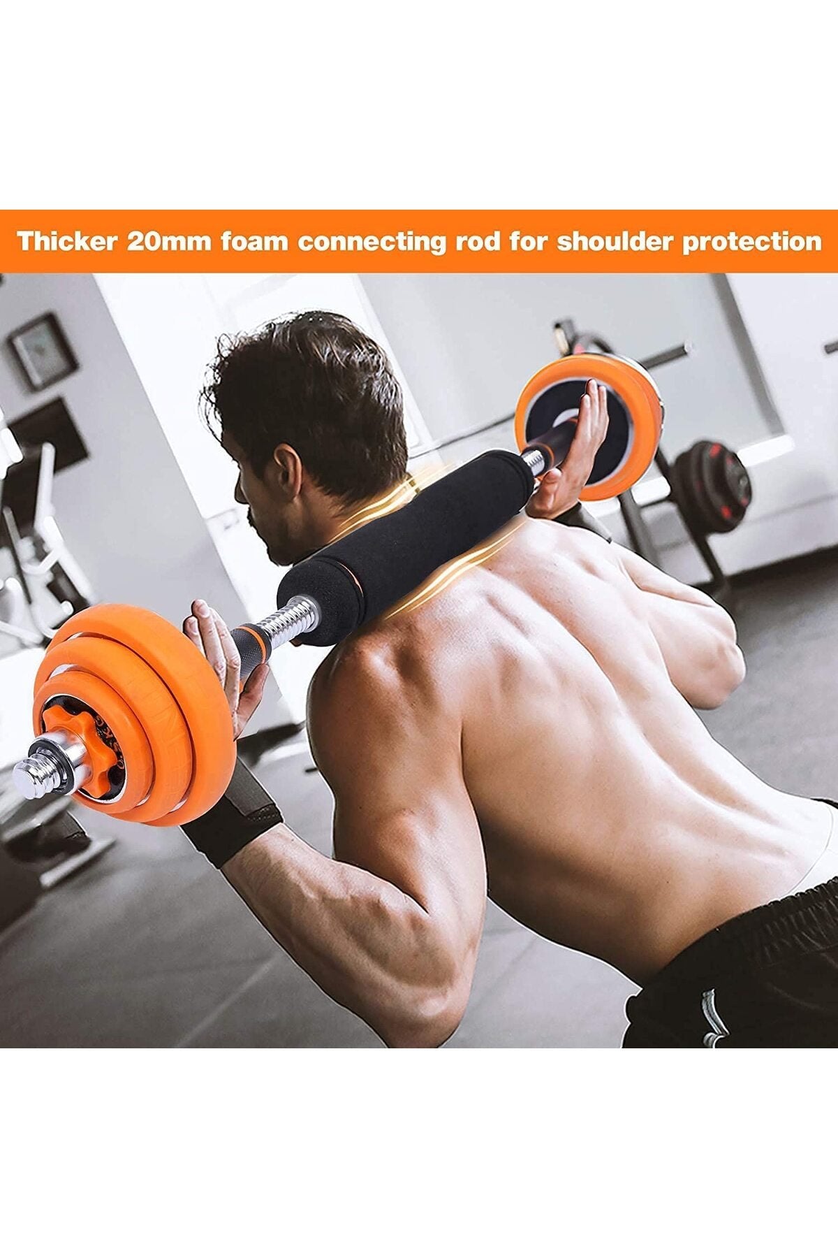 30 Kg Döküm Plaka Dambıl Seti 2 İn 1 Dambıl Seti