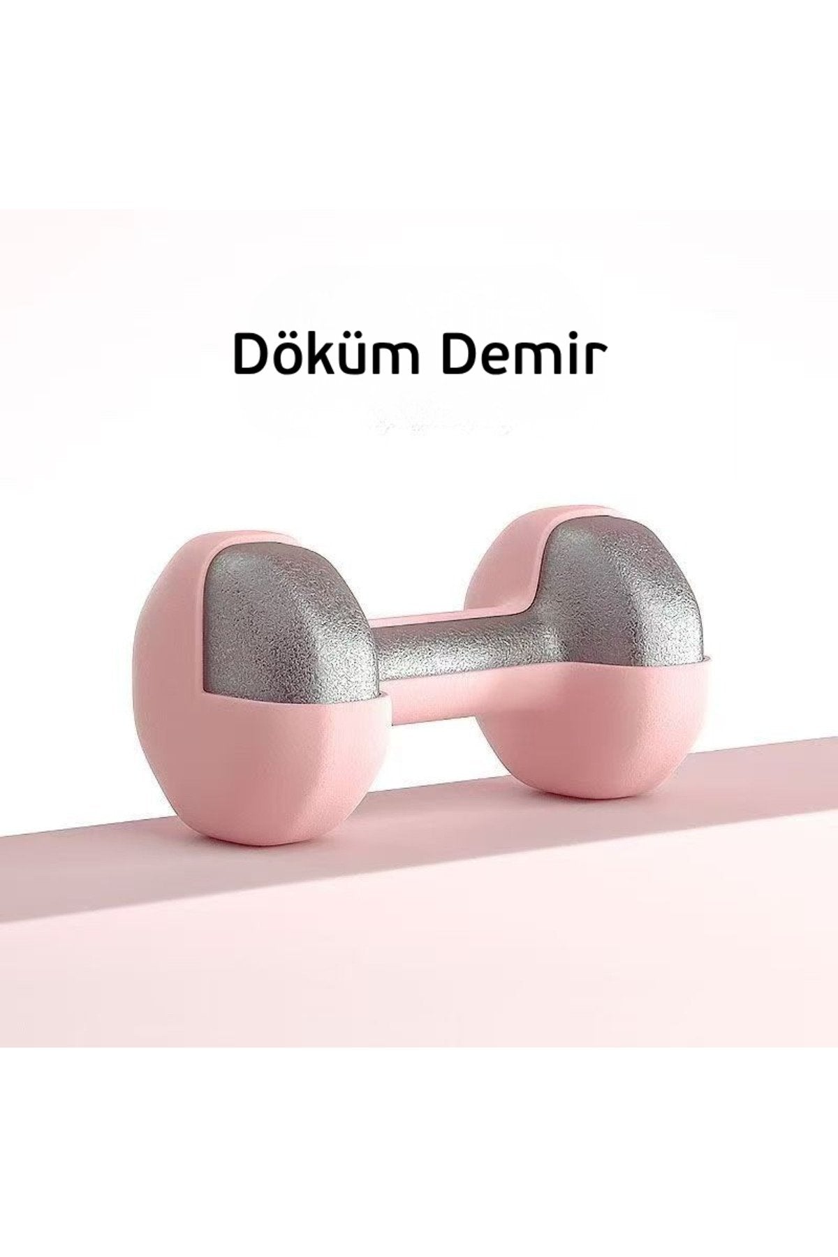 Vinly Neoprene Kaplamalı Döküm Demir Dambıl Estetik Soft Pilates Fitness Ağırlığı 2 adet x 1 KG