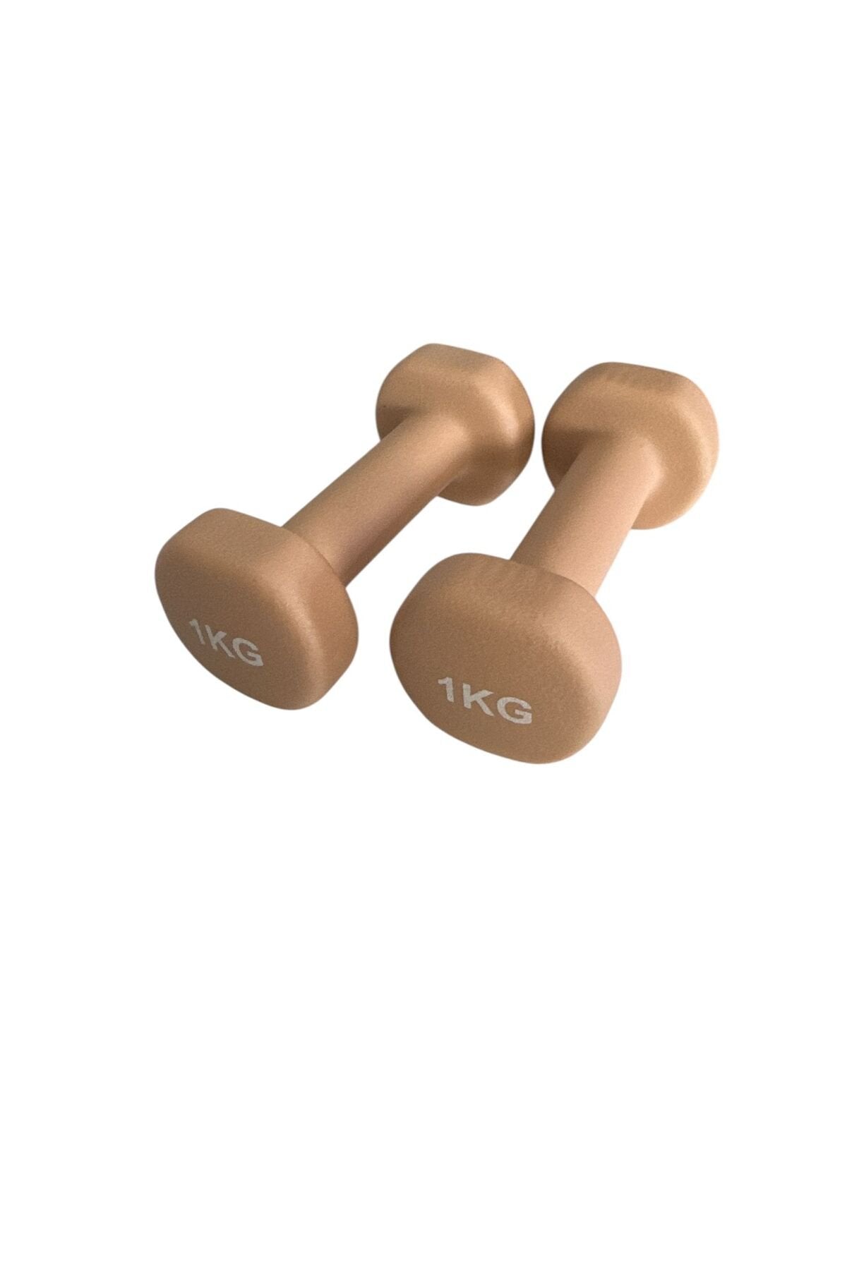 Vinly Neoprene Kaplamalı Döküm Demir Dambıl Estetik Soft Pilates Fitness Ağırlığı 2 adet x 1 KG