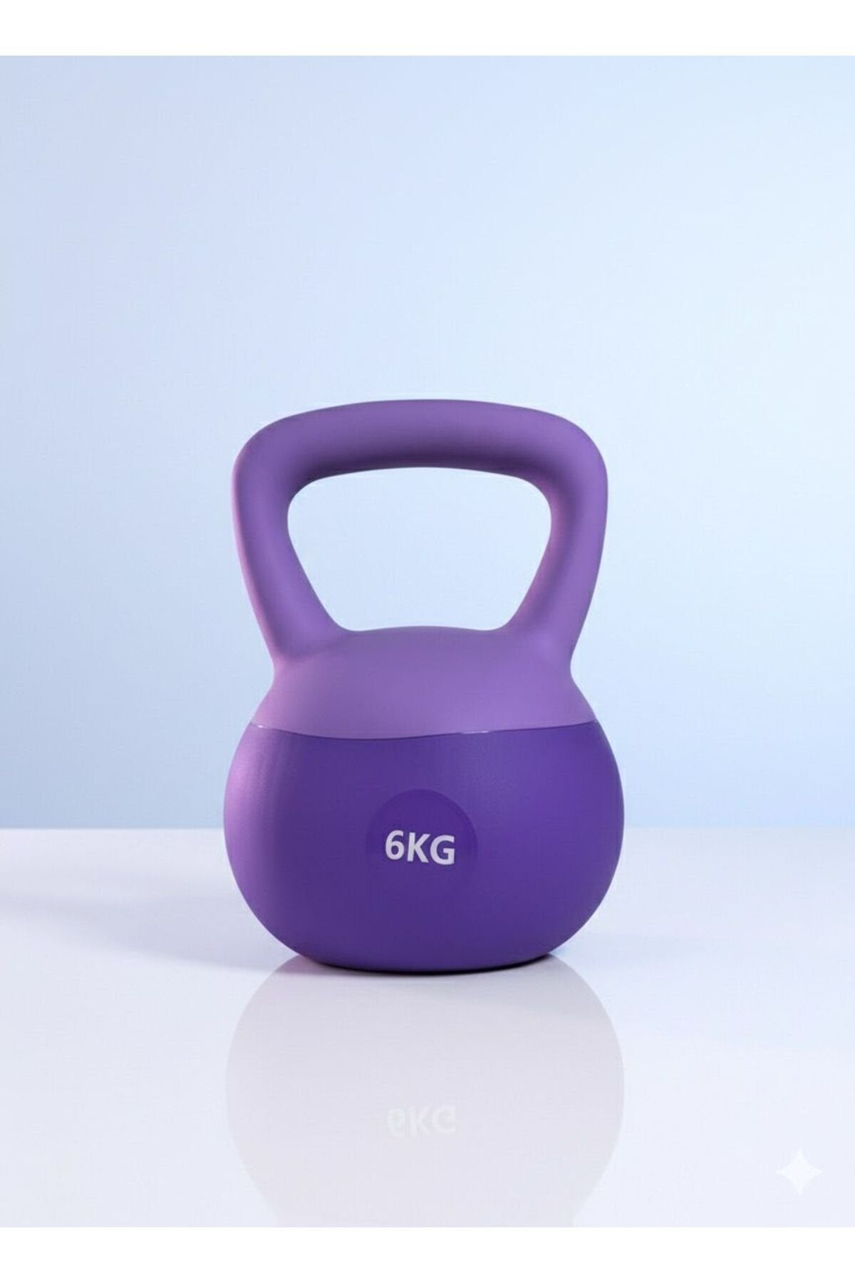 6 Kg Soft Kettlebell - Yumuşak Tabanlı, Darbeye Dayanıklı, Sessiz Kullanım