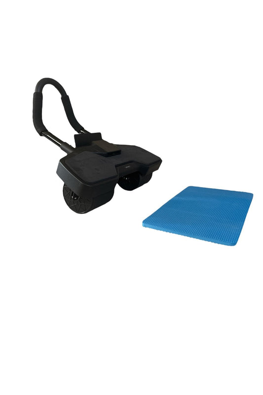 Dijital Sayaçlı Çek Bırak Karın Egzersiz Aleti | 3 Tekerli Ab Wheel + Diz İçin Mat Dahil