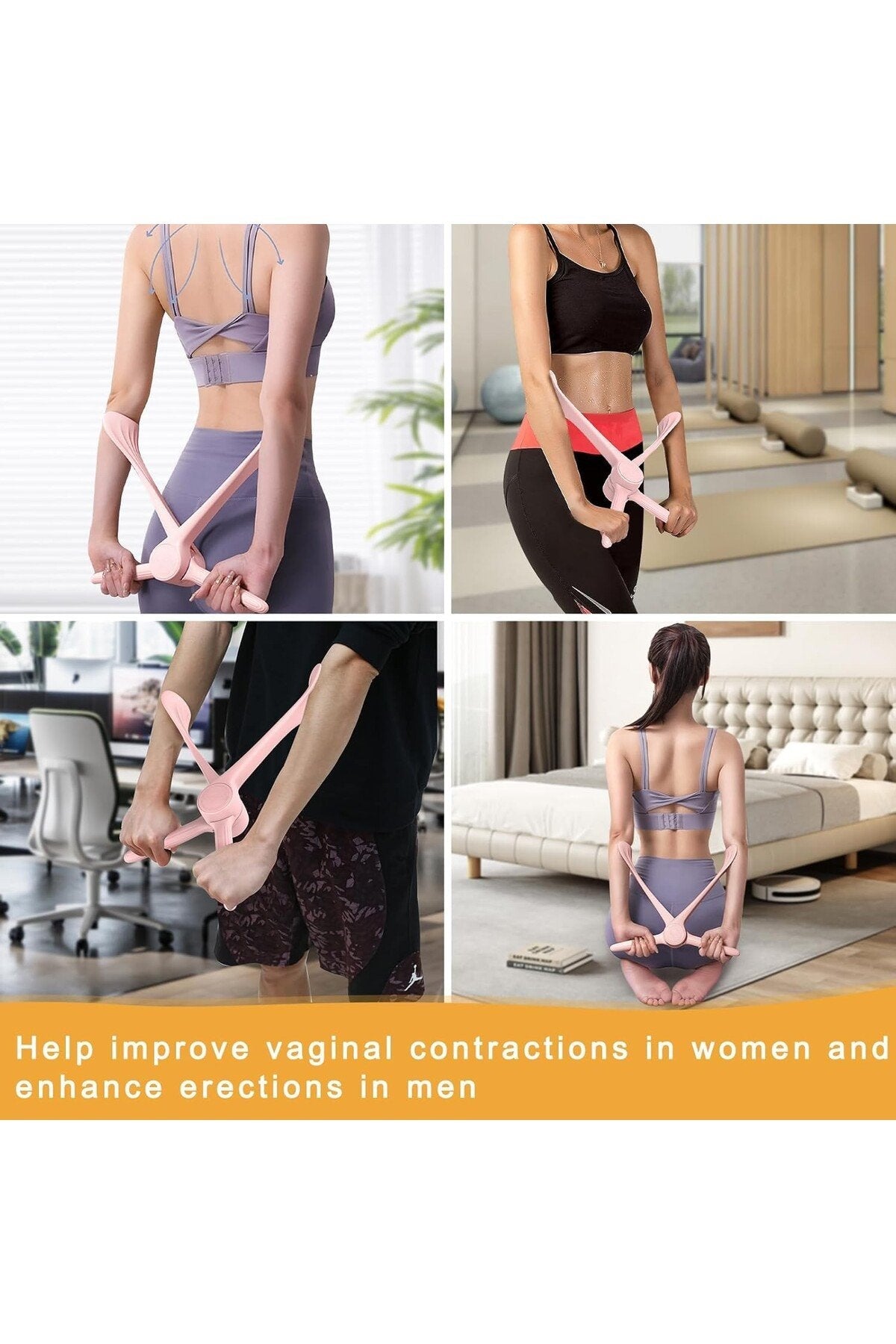 Kol ve Üst Vücut Egzersiz Aleti | Direnç Bandı ile Kol, Omuz ve Göğüs Kas Güçlendirme Fitness Cihazı