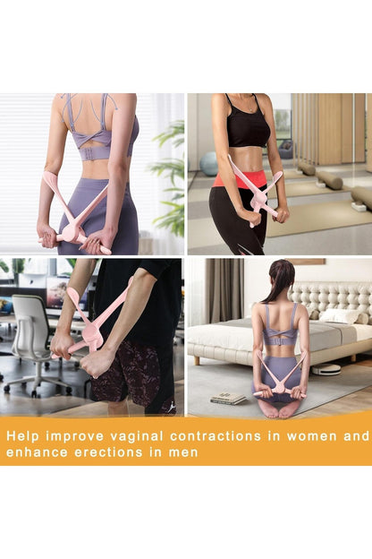 Kol ve Üst Vücut Egzersiz Aleti | Direnç Bandı ile Kol, Omuz ve Göğüs Kas Güçlendirme Fitness Cihazı