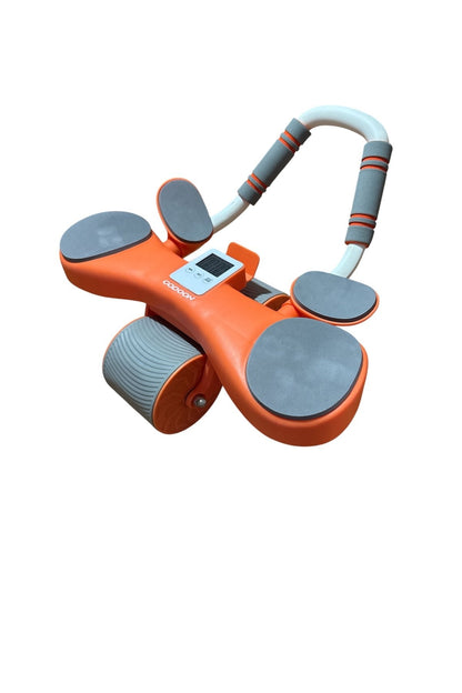 Dijital Ekranlı Çek Bırak Egzersiz Tekeri - Dirsek Destekli Mekik Aleti - Karın Egzersiz Tekeleği