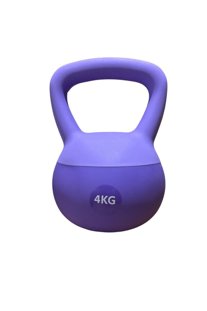 4 Kg Soft Kettlebell - Yumuşak Tabanlı, Darbeye Dayanıklı, Sessiz ve Güvenli Antrenman