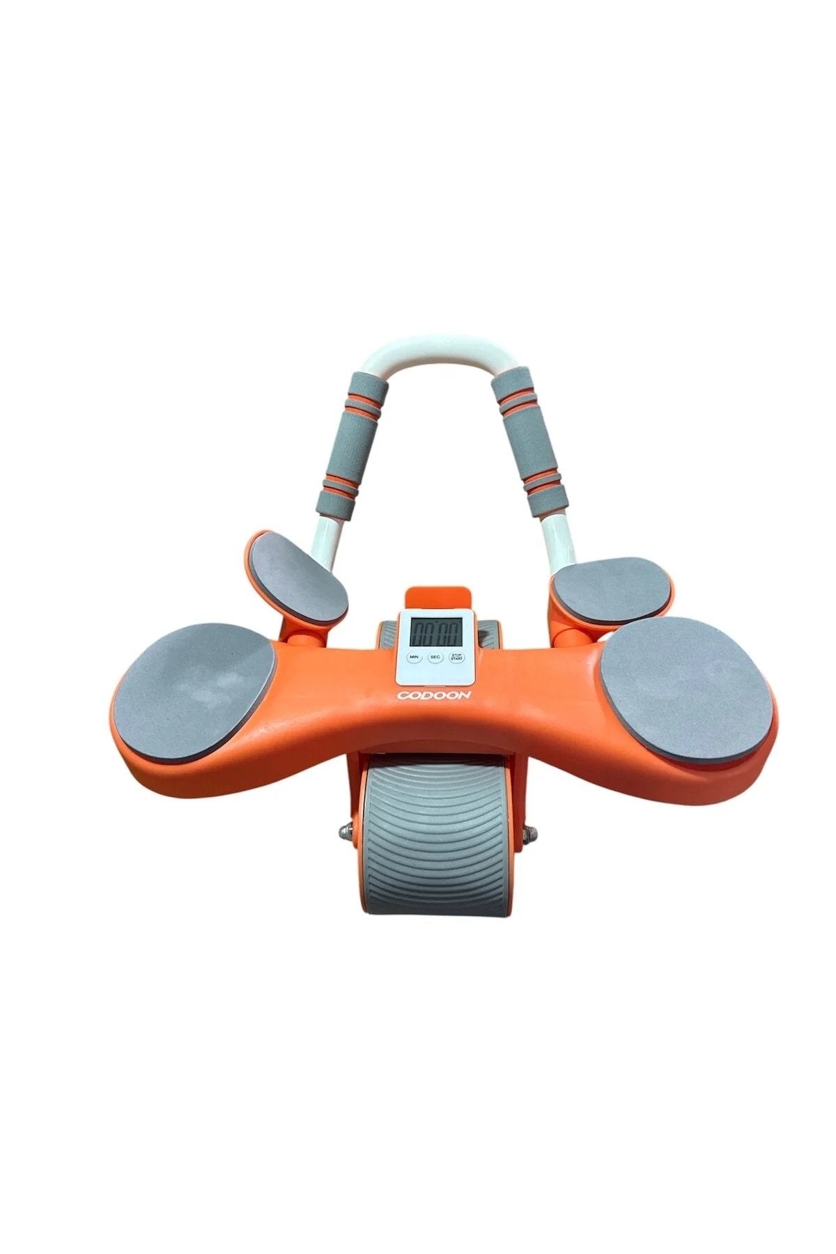 Dijital Ekranlı Çek Bırak Egzersiz Tekeri - Dirsek Destekli Mekik Aleti - Karın Egzersiz Tekeleği