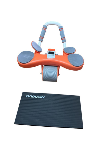 Dijital Ekranlı Çek Bırak Egzersiz Tekeri - Dirsek Destekli Mekik Aleti - Karın Egzersiz Tekeleği