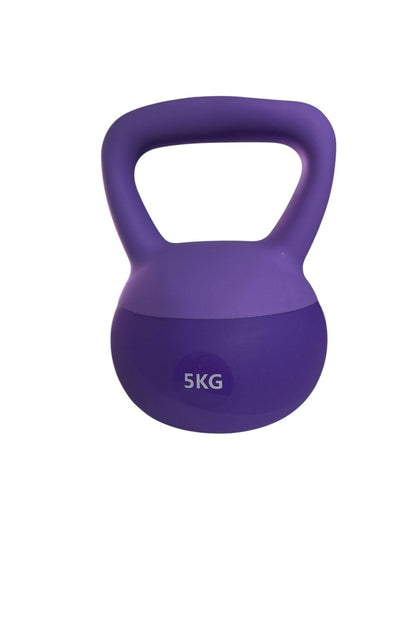 5 Kg Soft Kettlebell - Yumuşak Tabanlı, Darbeye Dayanıklı, Sessiz Kullanım