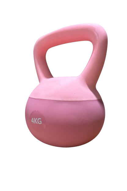 4 Kg Soft Kettlebell - Yumuşak Tabanlı, Darbeye Dayanıklı, Sessiz ve Güvenli Antrenman