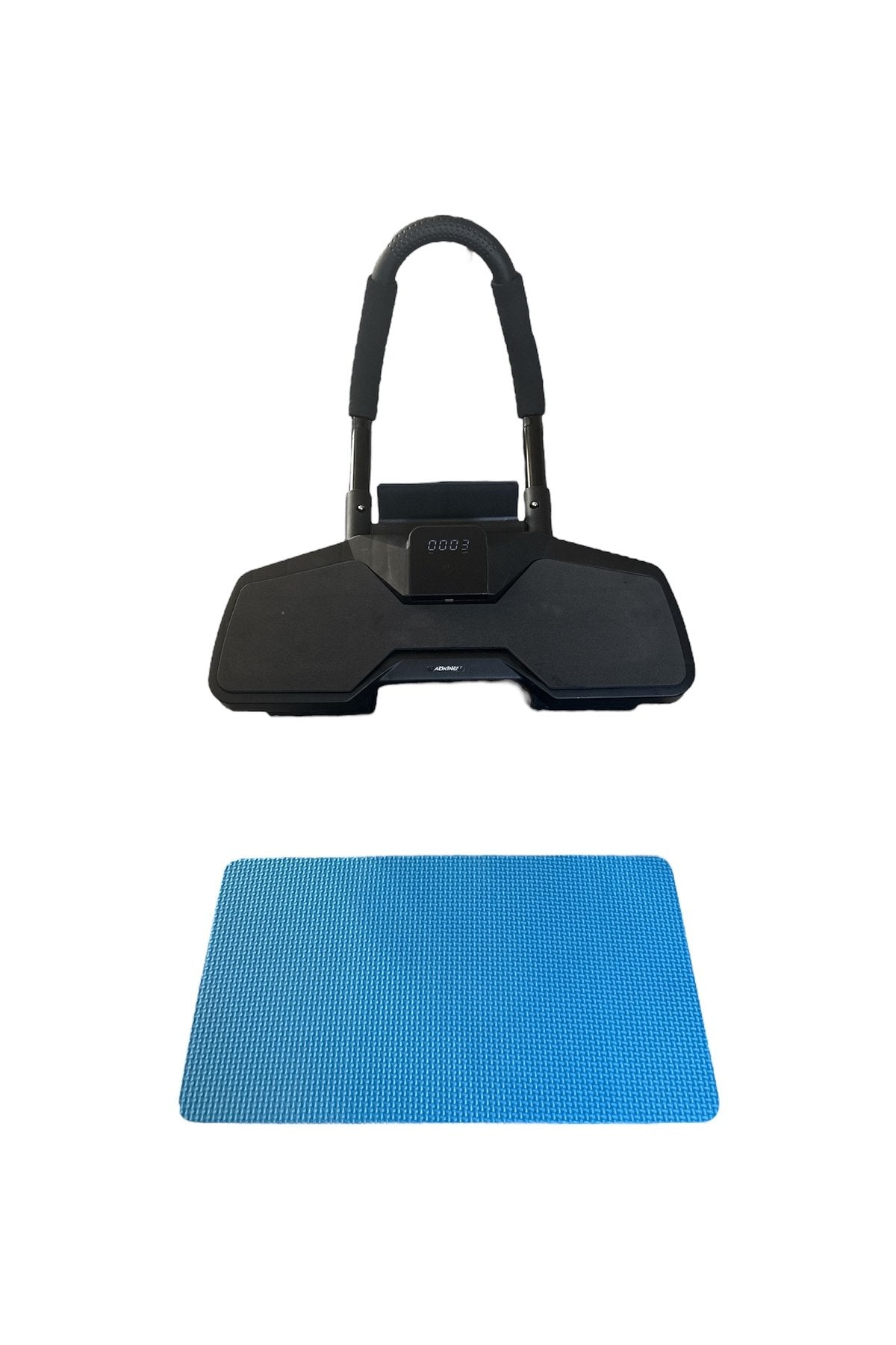 Dijital Sayaçlı Çek Bırak Karın Egzersiz Aleti | 3 Tekerli Ab Wheel + Diz İçin Mat Dahil