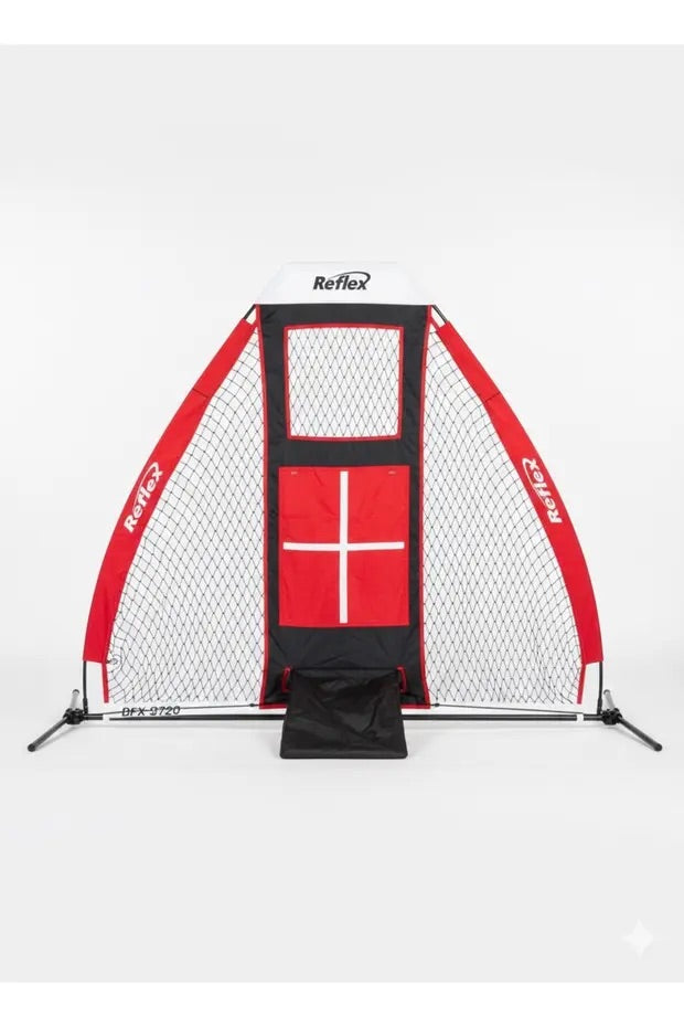 REFLEX 3in1 Beyzbol Filesi Katlanabilir Beyzbol Antrenman Filesi Seti Hızlı Kurulum Taşıma Çantalı