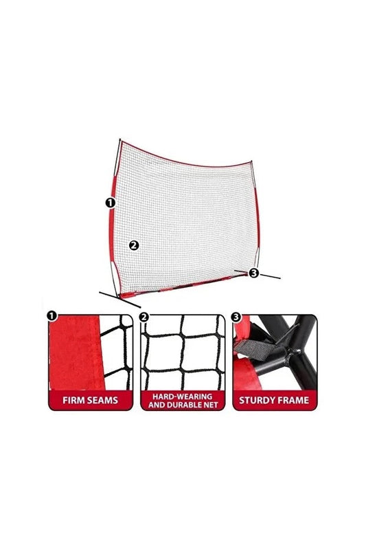 REFLEX Beyzbol Antrenman Filesi Dayanıklı Koruma Ağı Kolay Kurulumlu Taşıma Çantalı 3 in 1