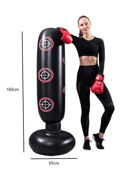 160 Cm Şişme Boks Torbası Dikey